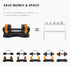 12.5kg Adjustable Weight Dumbbell, for Home Gym Fitness Training