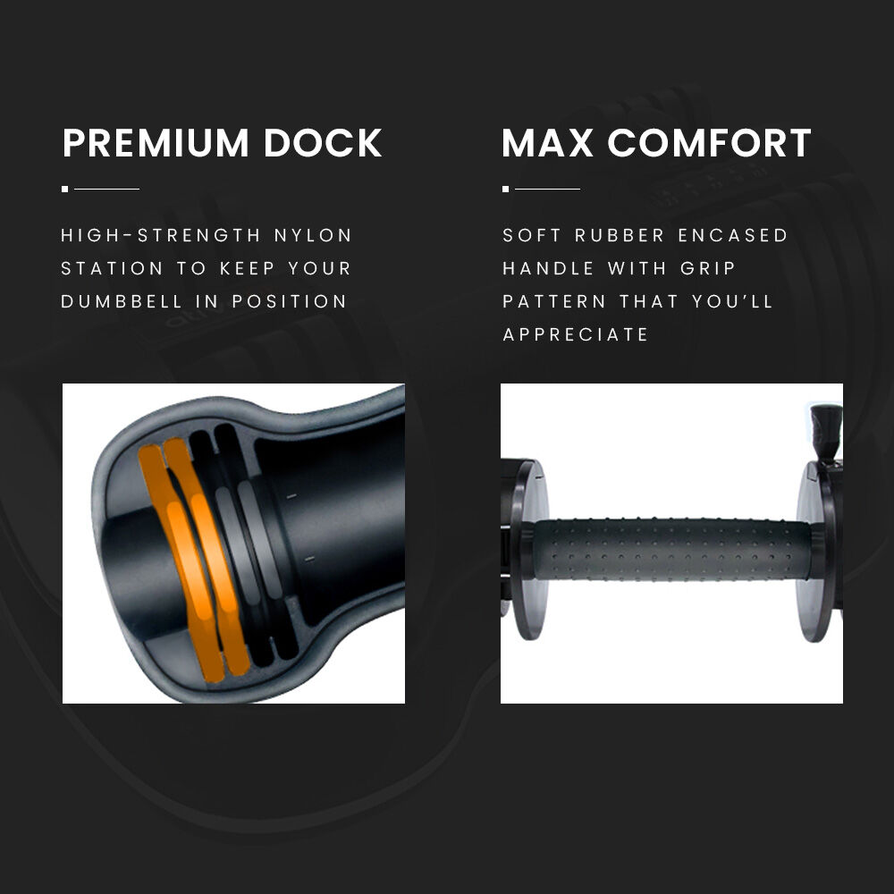 12.5kg Adjustable Weight Dumbbell, for Home Gym Fitness Training