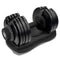 32.5kg Single Adjustable Weight Dumbbell, for Home Gym Fitness Training