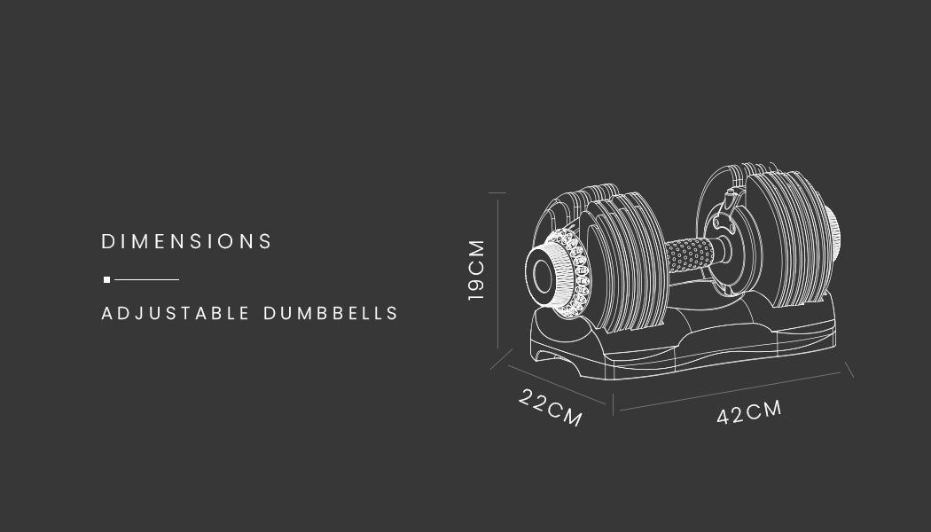 32.5kg Single Adjustable Weight Dumbbell, for Home Gym Fitness Training