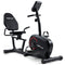 Magnetic Recumbent Exercise Bike, LCD Display, Heart Rate Sensors, Adjustable Seat, 8-Level Resistance, Comfortable Seated Home Cardio Fitness Machine