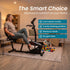 Magnetic Recumbent Exercise Bike, LCD Display, Heart Rate Sensors, Adjustable Seat, 8-Level Resistance, Comfortable Seated Home Cardio Fitness Machine