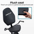 Magnetic Recumbent Exercise Bike, LCD Display, Heart Rate Sensors, Adjustable Seat, 8-Level Resistance, Comfortable Seated Home Cardio Fitness Machine