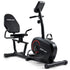 Magnetic Recumbent Exercise Bike, LCD Display, Heart Rate Sensors, Adjustable Seat, 8-Level Resistance, Comfortable Seated Home Cardio Fitness Machine