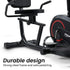 Magnetic Recumbent Exercise Bike, LCD Display, Heart Rate Sensors, Adjustable Seat, 8-Level Resistance, Comfortable Seated Home Cardio Fitness Machine