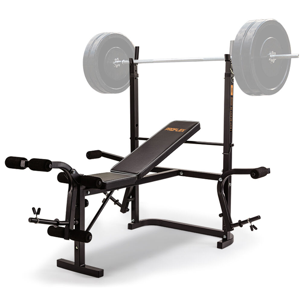 PROFLEX 7in1 Weight Bench Press Multi-Station Home Gym Leg Curl Equipment Set