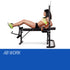 PROFLEX 7in1 Weight Bench Press Multi-Station Home Gym Leg Curl Equipment Set