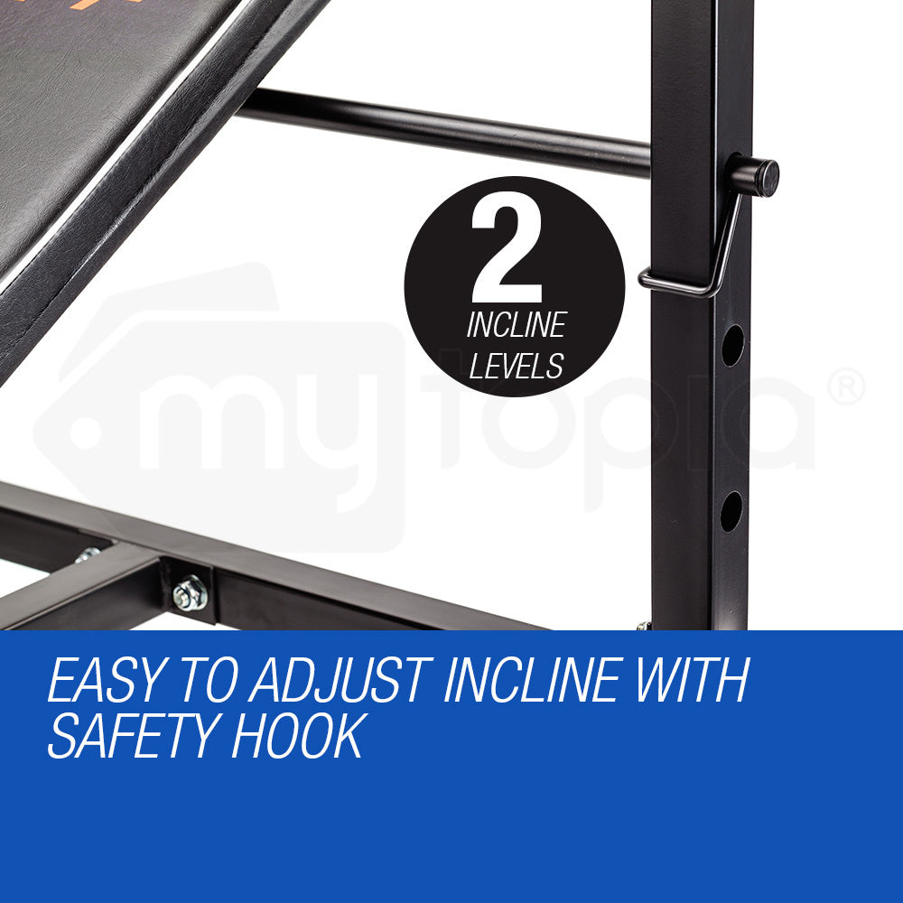 PROFLEX 7in1 Weight Bench Press Multi-Station Home Gym Leg Curl Equipment Set