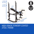 PROFLEX 7in1 Weight Bench Press Multi-Station Home Gym Leg Curl Equipment Set