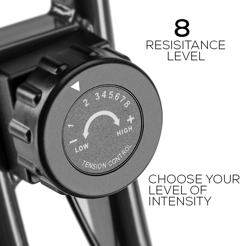 Folding Magnetic Exercise X-Bike - Bicycle Cycling Flywheel Fitness