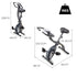 Folding Magnetic Exercise X-Bike - Bicycle Cycling Flywheel Fitness