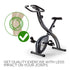 Folding Magnetic Exercise X-Bike - Bicycle Cycling Flywheel Fitness
