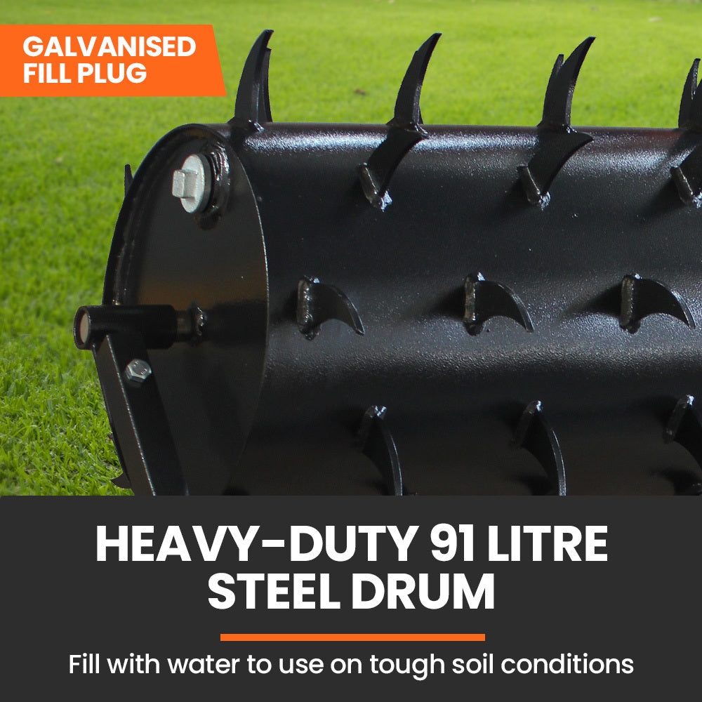 Tow Behind Lawn Roller Spike Aerator 36