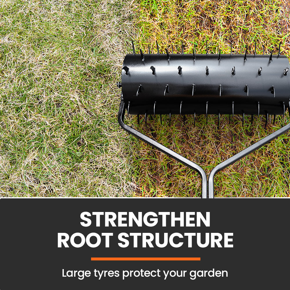 Tow Behind Lawn Roller Spike Aerator 36