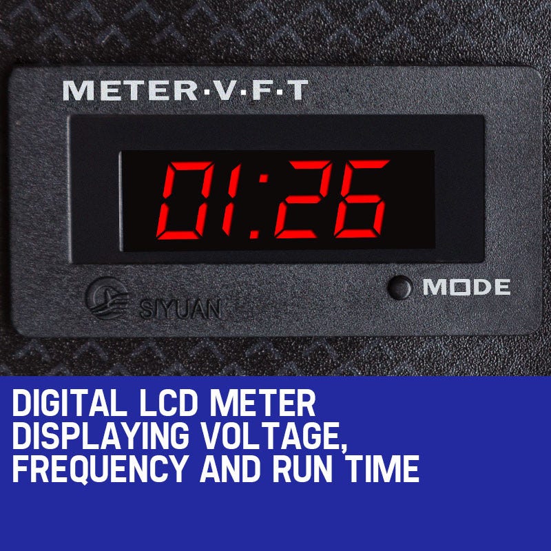 Portable Petrol Generator 8.4kW Max 6kW Rated Single Phase 18HP 420cc 4-Stroke Engine