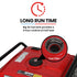 GENPOWER 6kW Peak 5kW Open Frame Inverter Generator, 3x15A, 15L Tank, Wheels, RCD, Portable, Backup