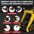 BAUMR-AG Stump Bucket Grapple Fork Accessory for BSR5000 Mini Loader Skid Steer, Quick Connect Hydraulics, for Moving Logs, Scrap