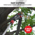 BAUMR-AG 20V SYNC Cordless Pole Saw & Hedge Trimmer Combo, 8 inch Chainsaw Pruner, Telescopic Handle, with Battery and Charger Kit