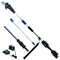 POWERBLADE 20V Cordless Pole Saw & Hedge Trimmer Combo, 8" Chainsaw Pruner & 20" Hedger, Telescopic Handle, Battery and Fast Charger Kit