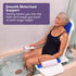 Motorised Bath Lift Chair, Electric Battery Operated Reclining Seat, Bathing for Elderly & Disabled, 136kg Capacity Blue