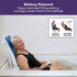 Motorised Bath Lift Chair, Electric Battery Operated Reclining Seat, Bathing for Elderly & Disabled, 136kg Capacity Blue