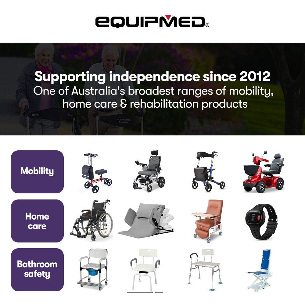 Motorised Bath Lift Chair, Electric Battery Operated Reclining Seat, Bathing for Elderly & Disabled, 136kg Capacity Blue