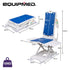 Motorised Bath Lift Chair, Electric Battery Operated Reclining Seat, Bathing for Elderly & Disabled, 136kg Capacity Blue