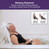 EQUIPMED Motorised Bath Lift Chair, Electric Battery Operated Reclining Seat, Bathing Aid for Elderly & Disabled, 136kg Capacity White