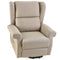 Electric Recliner Lift Heat Chair for Elderly, Massage, Heat Therapy, Aged Care, Beige