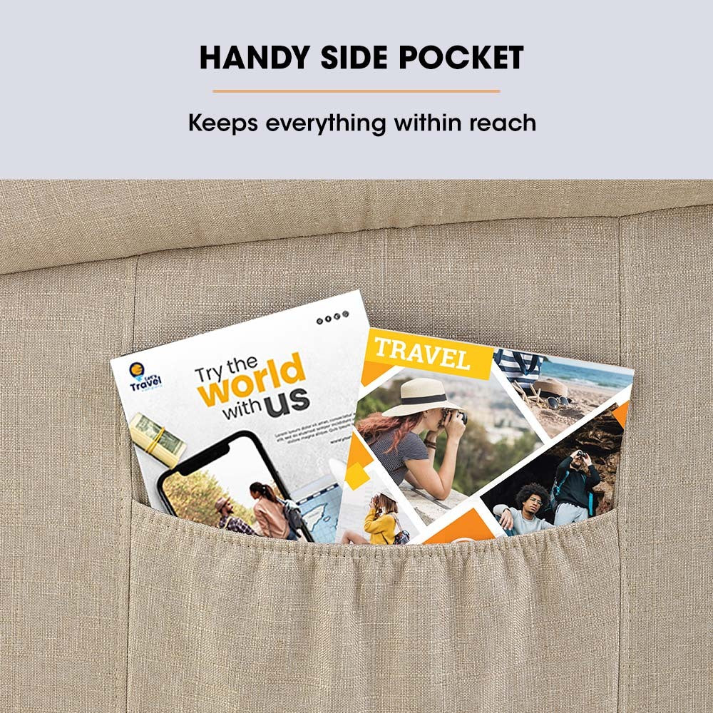 Electric Recliner Lift Heat Chair for Elderly, Massage, Heat Therapy, Aged Care, Beige