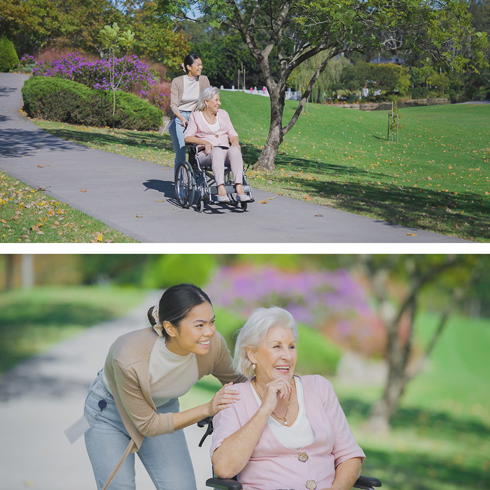 EQUIPMED Folding Aluminium Wheelchair, 20