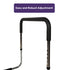 Equipmed Bed Assist Adjustable Hand Rail Support Aid for Seniors, 125kg Capacity, Bedside with Soft Grip Handle