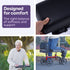 Equipmed Knee Scooter Walker, Dual Brakes - Bag - Broken Leg Ankle Foot Mobility - Crutches Alternative - Red
