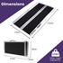 EQUIPMED 152cm Portable Folding Aluminium Access Ramp, 272kg Rated, for Wheelchair, Mobility Scooter, Rollator