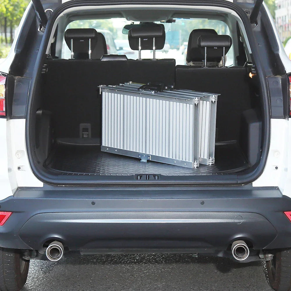 182cm Portable Folding Aluminium Access Ramp, 272kg Rated, for Wheelchair, Mobility Scooter, Rollator