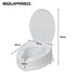 Raised Over Toilet Seat, 10cm Riser, 125kg Capacity, Raiser with Lid, White