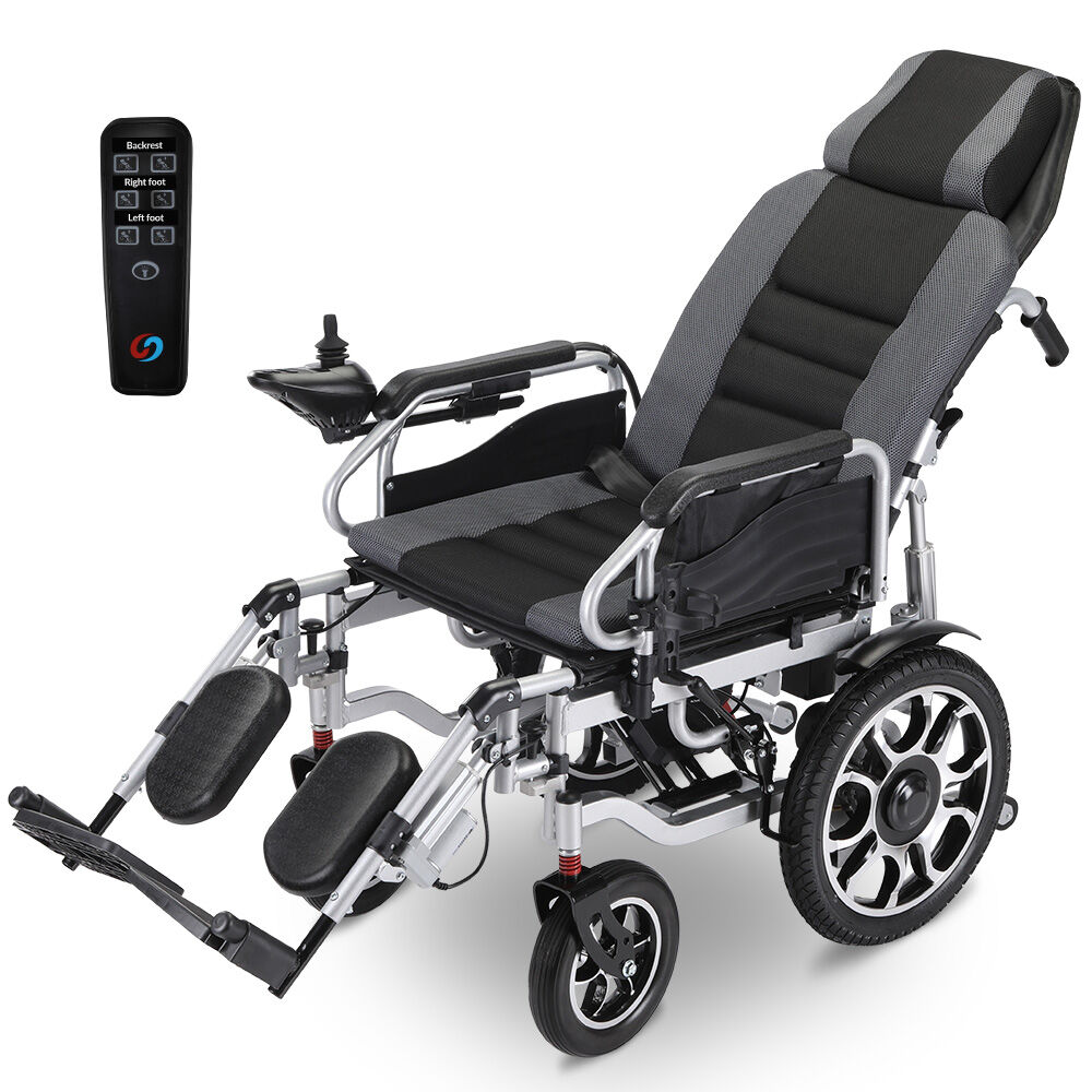 Power Electric Wheelchair, Long Range, Auto Recline, Lithium Battery, 16