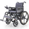 Electric Wheelchair Folding, Folding, Long Range, Lithium Battery, 24" Rear Wheels, Black