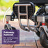 EQUIPMED Power Electric Wheelchair, Airline Approved Wheel Chair, Lightweight, Folding, Long Range, Lithium Batteries, Black & Silver