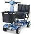 SmartPacer+ Ultra-Lightweight Mobility Scooter w/ Li-ion Battery, Only 19kg, Foldable, Airline Approved, 120kg Capacity, Blue