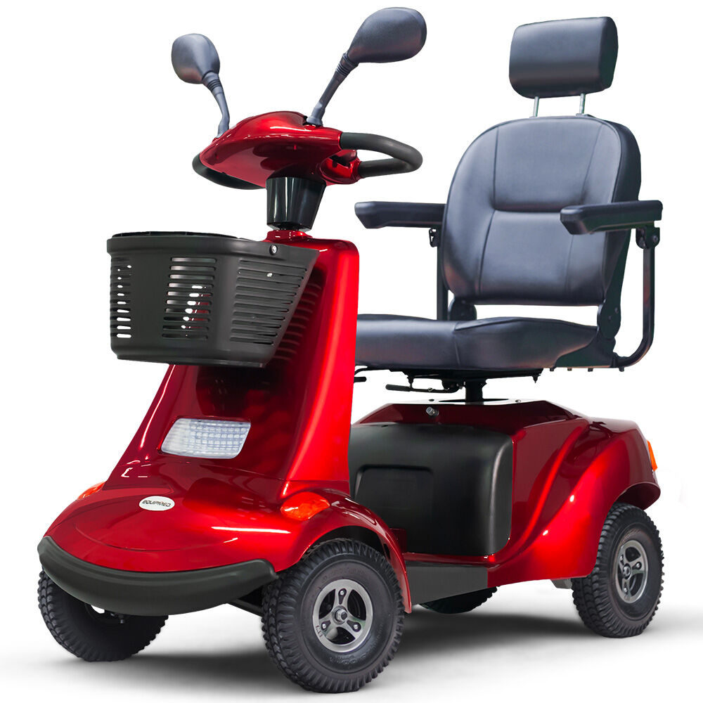 LeisureCruise Extra Large-Sized, High Power, 182kg Capacity Mobility Scooter  - Red