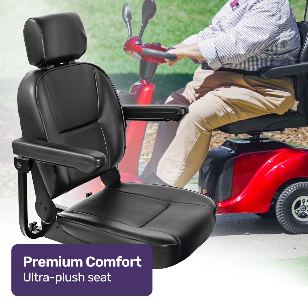 LeisureCruise Extra Large-Sized, High Power, 182kg Capacity Mobility Scooter  - Red