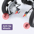 EQUIPMED Ultra-Light Power Wheelchair, Tight Turning, Airline Approved, ARTG Certified, Aluminium Frame, Lithium Battery, Brown