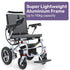 Ultra-Light Power Wheelchair, Tight Turning, Airline Approved, Folding, ARTG Certified, Aluminium Frame, Lithium Battery, Grey