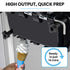 Benchtop Soft Serve Ice Cream Machine, 3 Flavours, 2+Twist, Frozen Yoghurt, Acai Maker, Twin Cylinder, Counter Top Design, 15A Plug