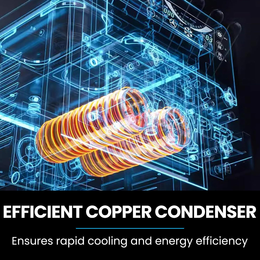 Benchtop Soft Serve Ice Cream Machine, 3 Flavours, 2+Twist, Frozen Yoghurt, Acai Maker, Twin Cylinder, Counter Top Design, 15A Plug