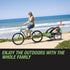 Kids Bike Trailer Bicycle Pram Stroller Children Jogger Green