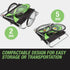 Kids Bike Trailer Bicycle Pram Stroller Children Jogger Green