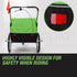 Kids Bike Trailer Bicycle Pram Stroller Children Jogger Green