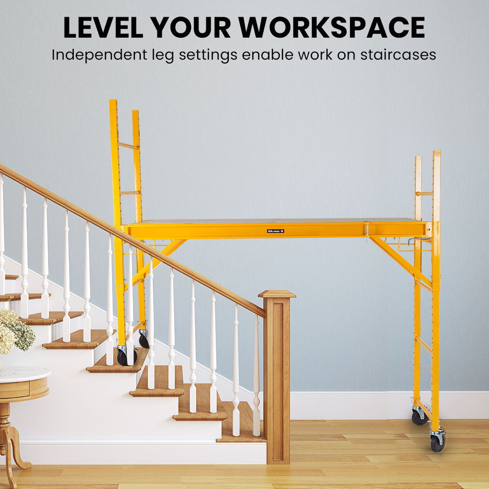 450kg Mobile Scaffold High Work Platform Scaffolding Portable